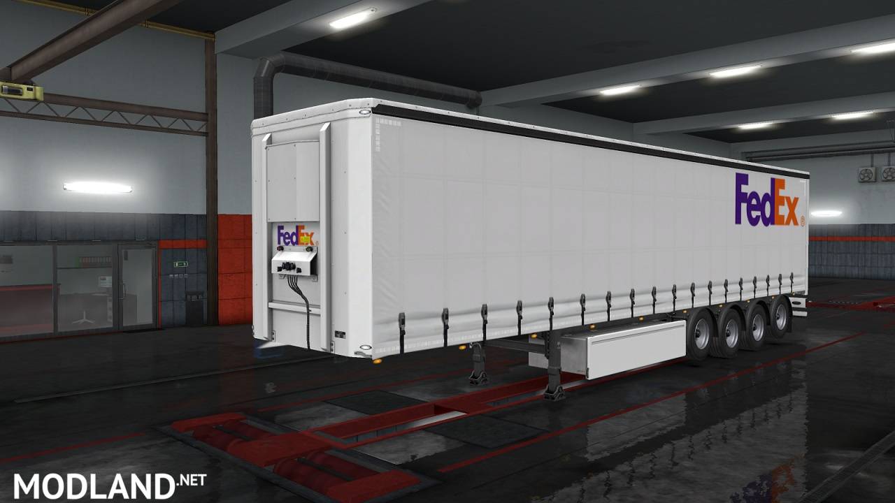 FedEx Trailer v.1.2 for SCS boxed trailer