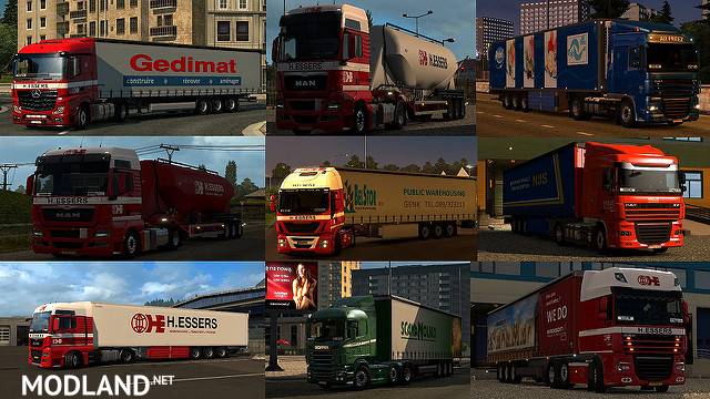 Mega assembly of various high quality trailers for 1.24