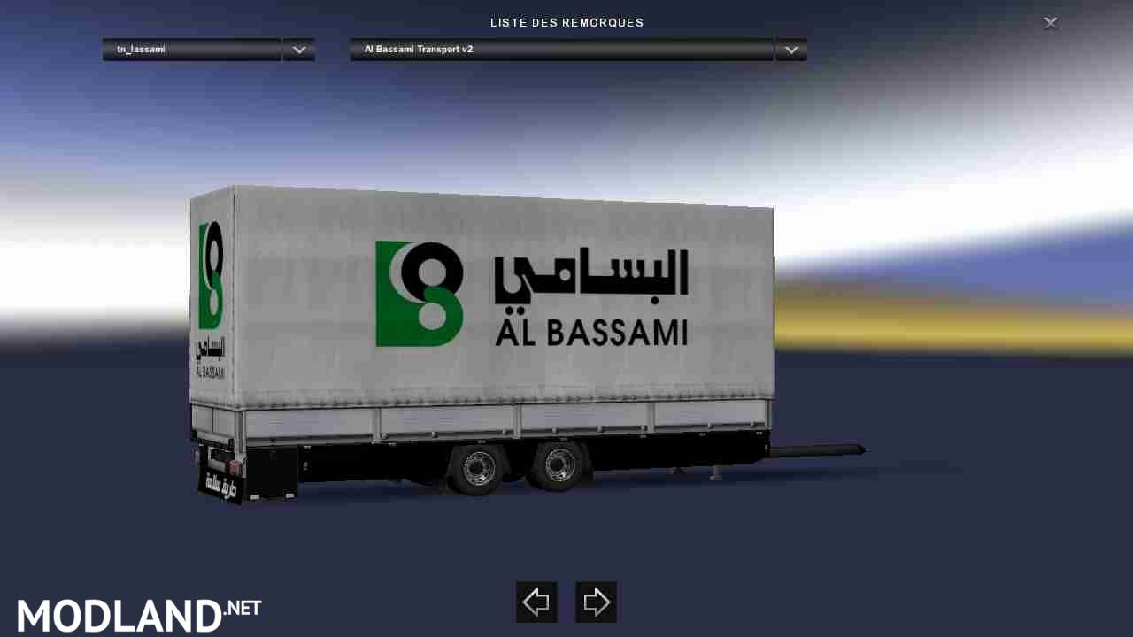 Trailer-Tandem Al Bassami Transport V2 For ETS2 1.31