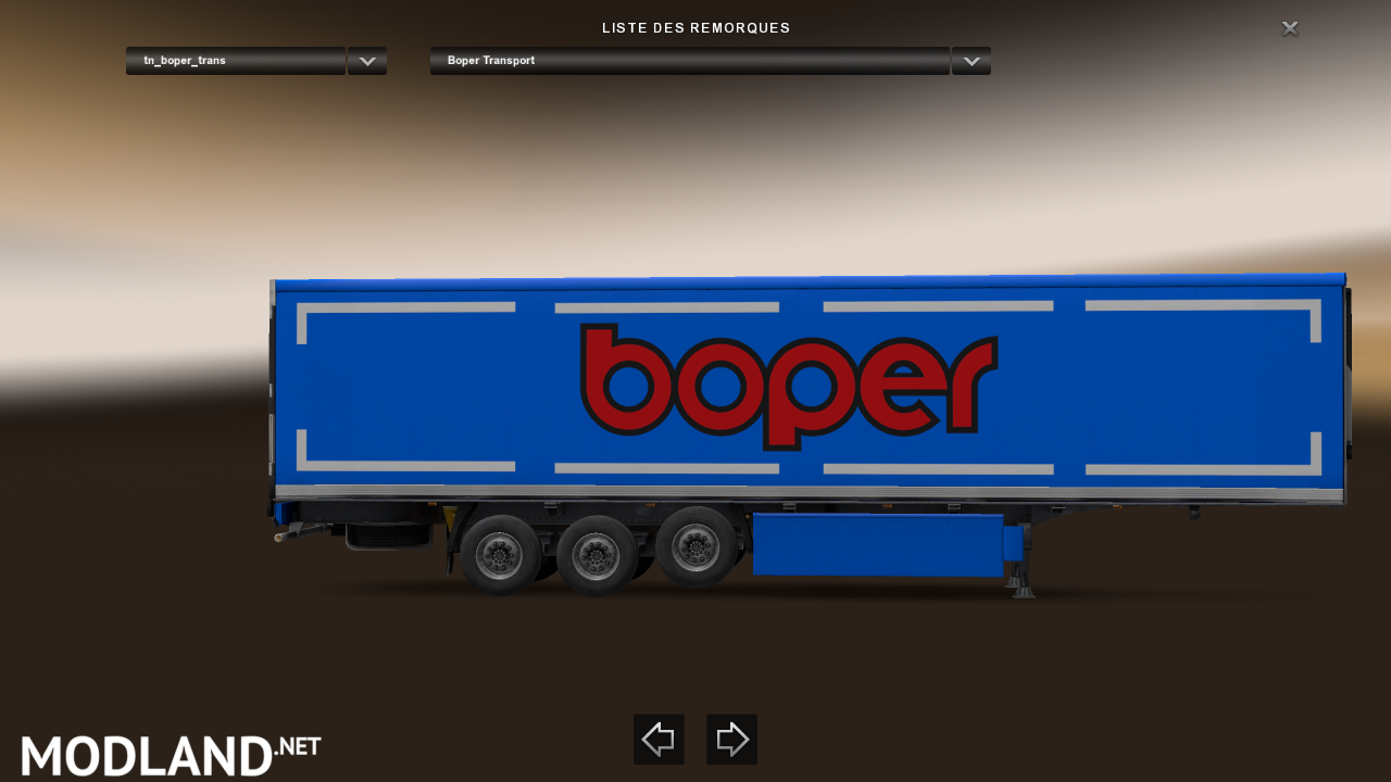 Trailer Boper V1 For ETS2 1.30.2.6S