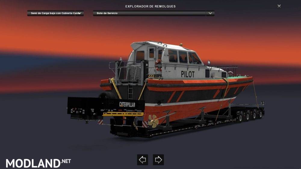 CAT Heavy Haul DLC Trailer Skin