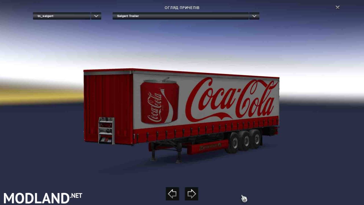 MOD TRAILE Coca-Cola For EURO TRUCK SIMULATOR 2