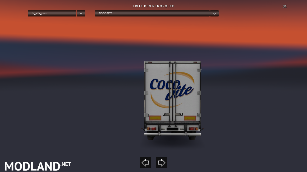 Trailer COCO VITE For ETS2 1.30.2.6S