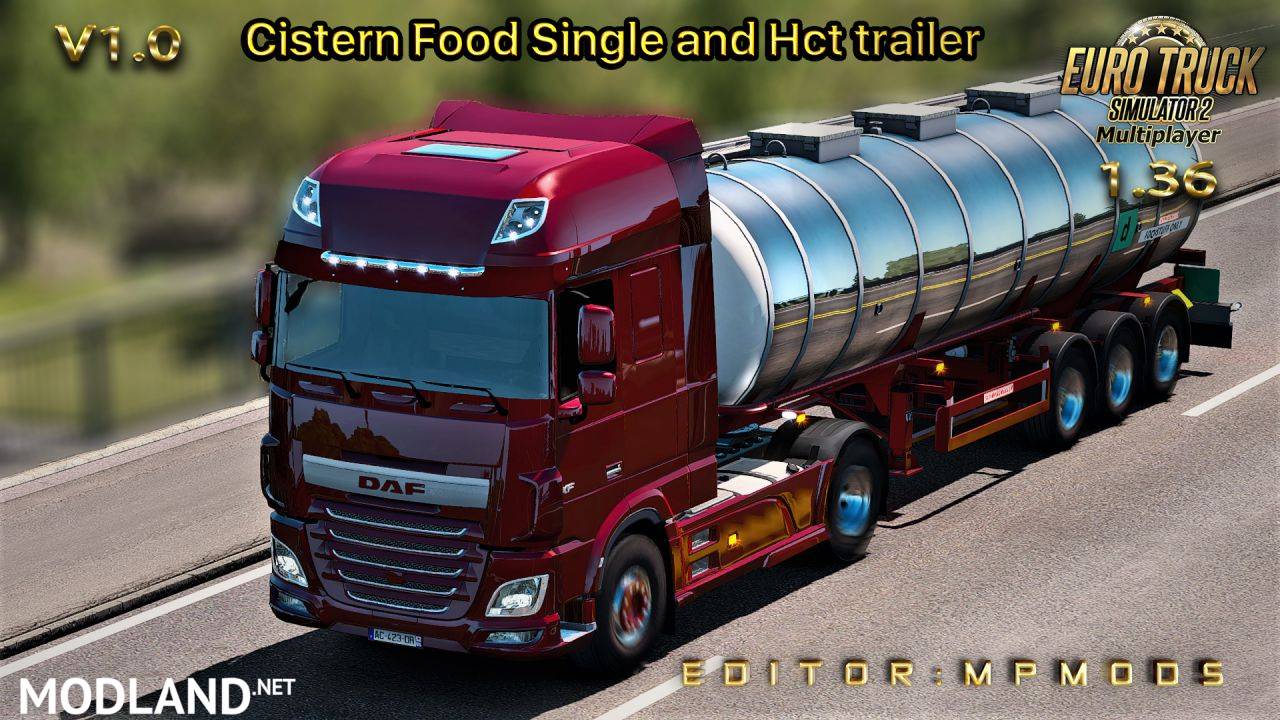 Cistern Food Single and Hct trailer v 1.0 For Multiplayer