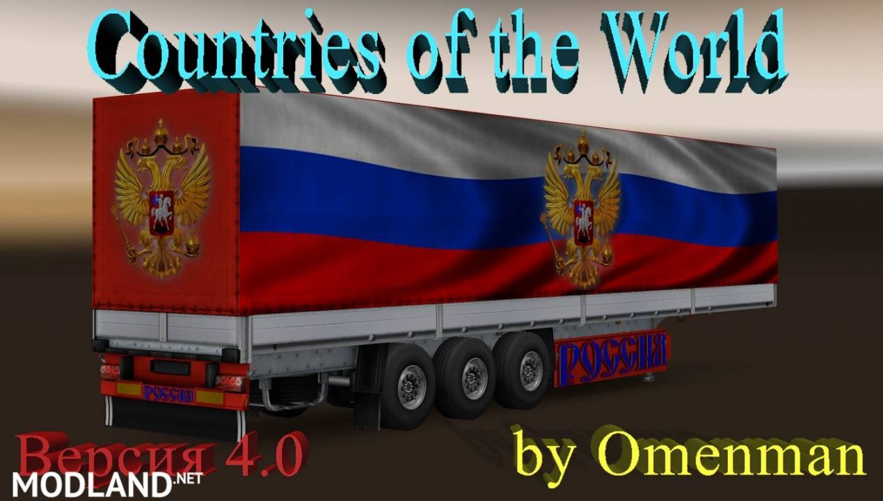 Trailer Pack Countries of the World 4.0 (for version 1.24)