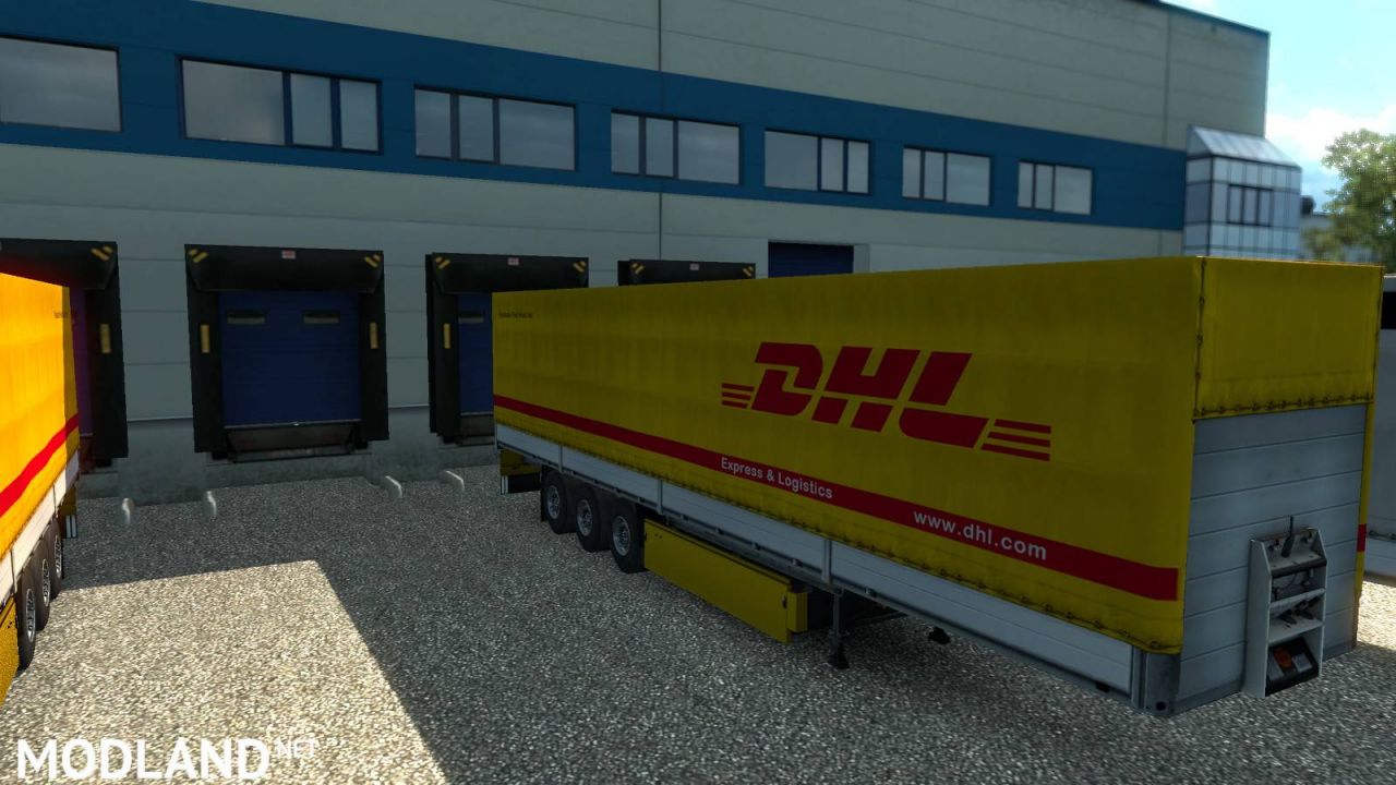 DHL Trailer + 47 Cargo