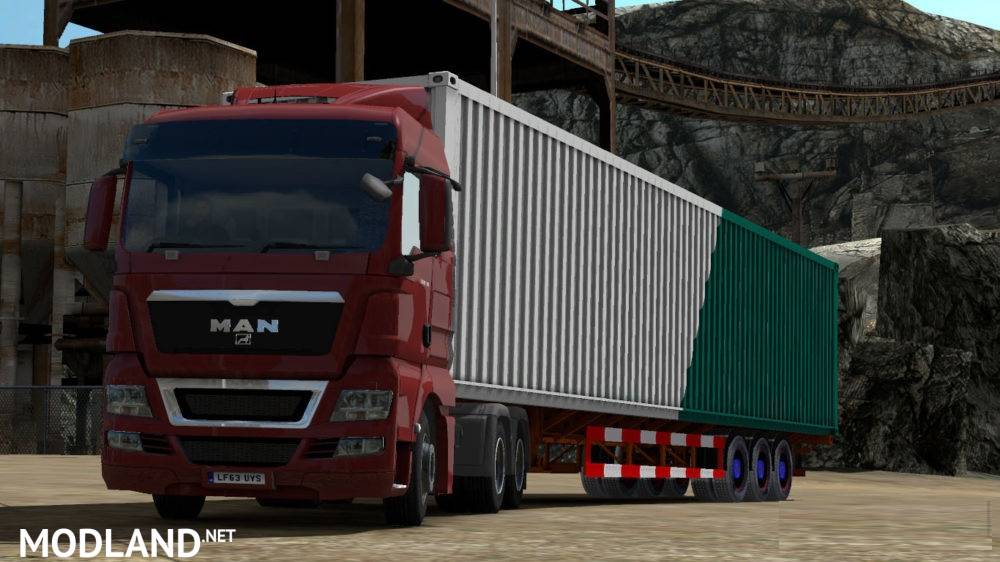 16 Meter Dynamic Container Trailer 1.31