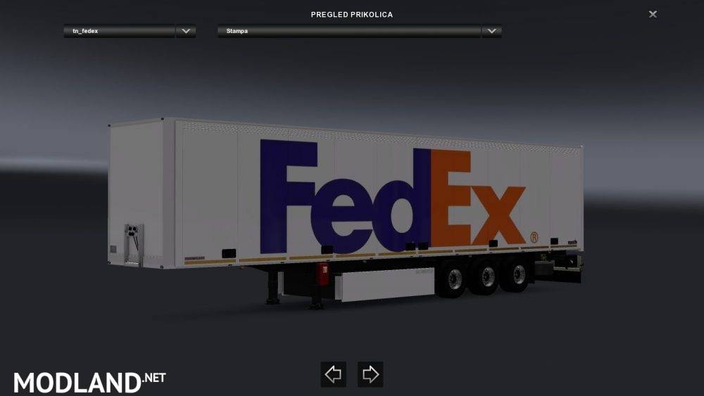 FedEx Trailer Skin