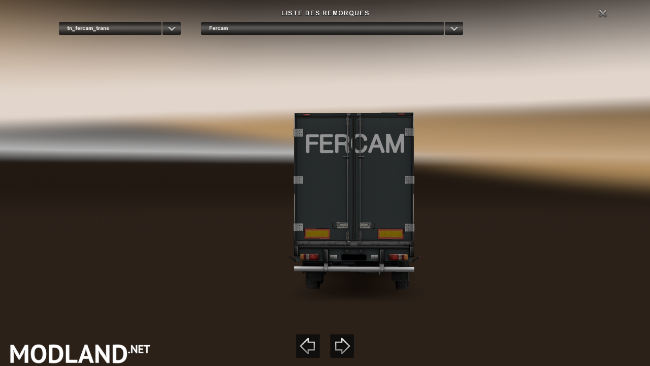 Trailer FERCAM For ETS2 1.30.2.6S