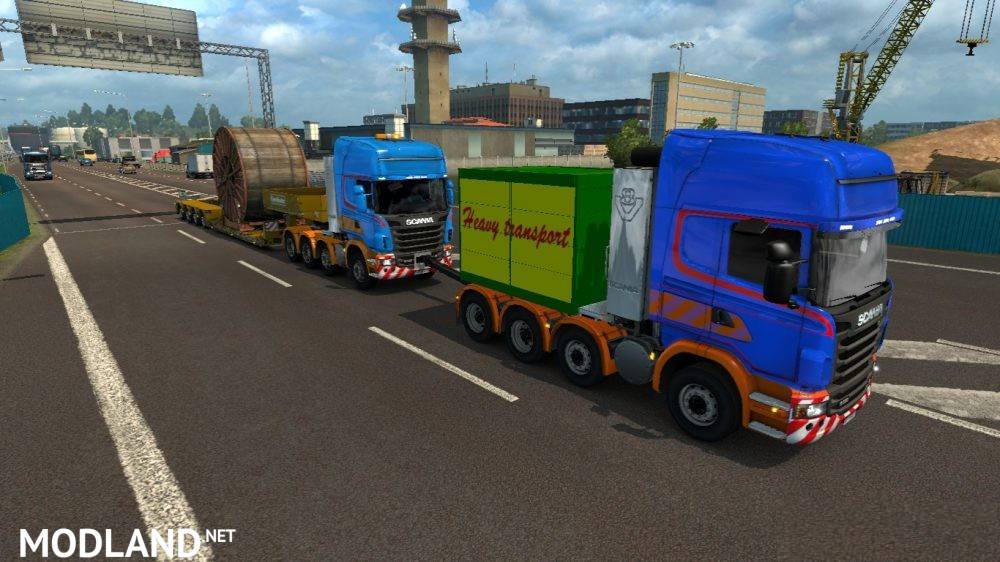 Scania R Heavy Haul Convoy Mod