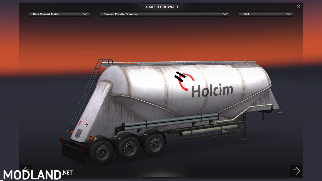 Holcim Cement Trailer