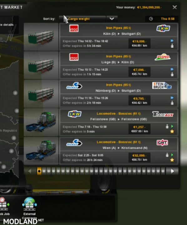 Trailer 85 ton