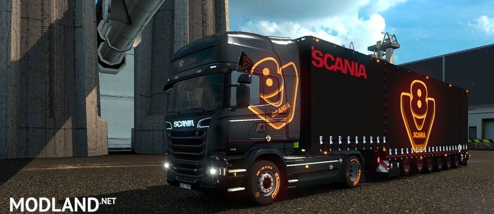 Jumbo Trailer Krone Scania