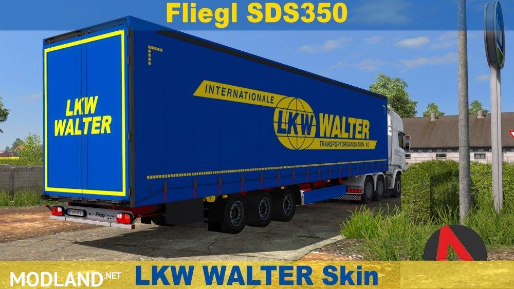 LKW Walter Skin for Fliegl SDS350 Mega Trailer