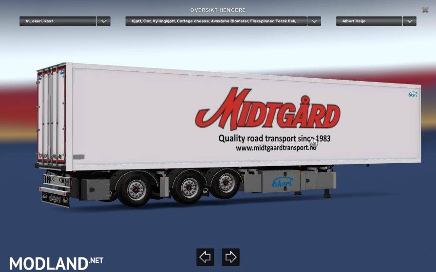 Midtgård Transport Ekeri Trailer