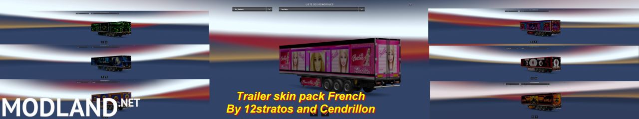 Ets2 Trailer Skin Pack 3 French