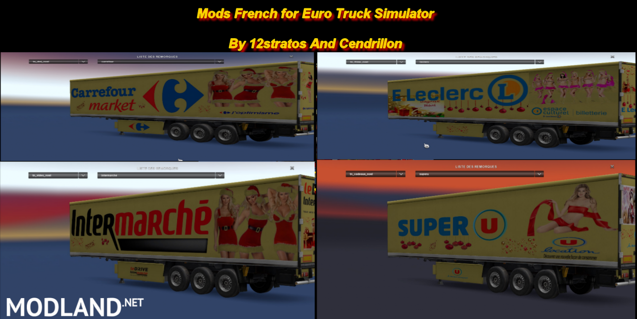 Ets2 Trailer Skin Pack sexy