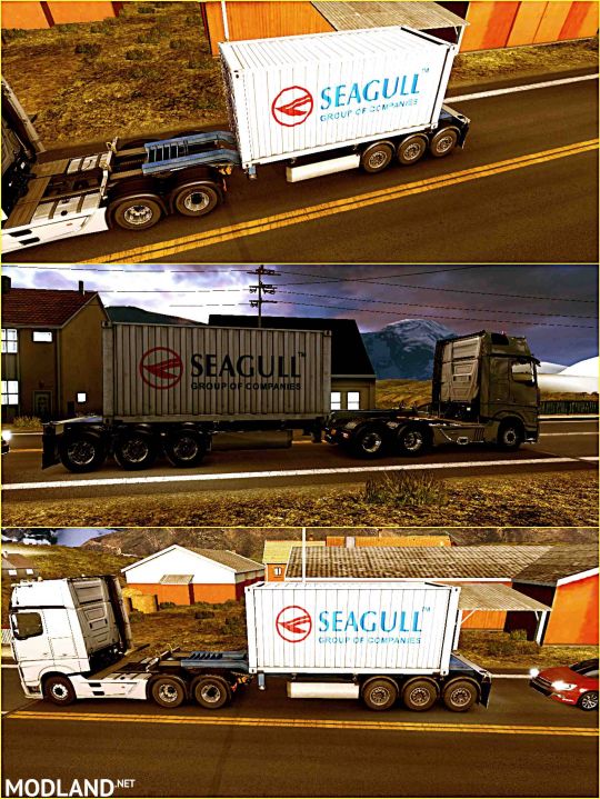 Container Seagull For ETS2 1.30