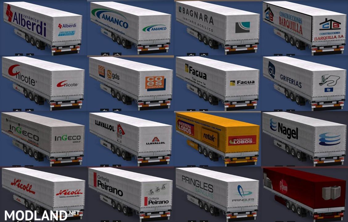 Trailers of construction companies