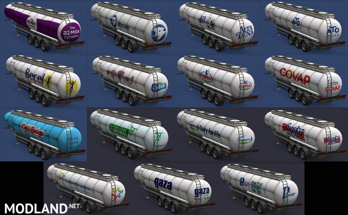 milk tanker trailers