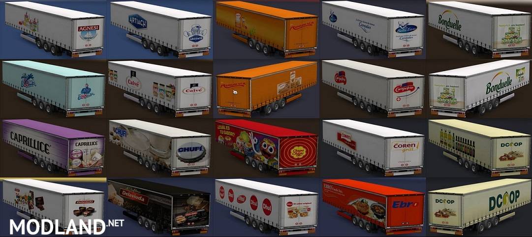 Variety of food trailers