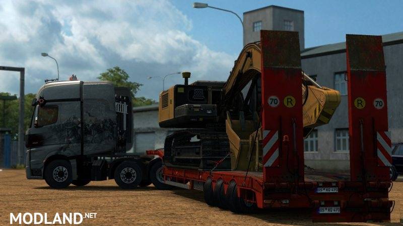 Steerable Axles for standart Lowbed Trailer