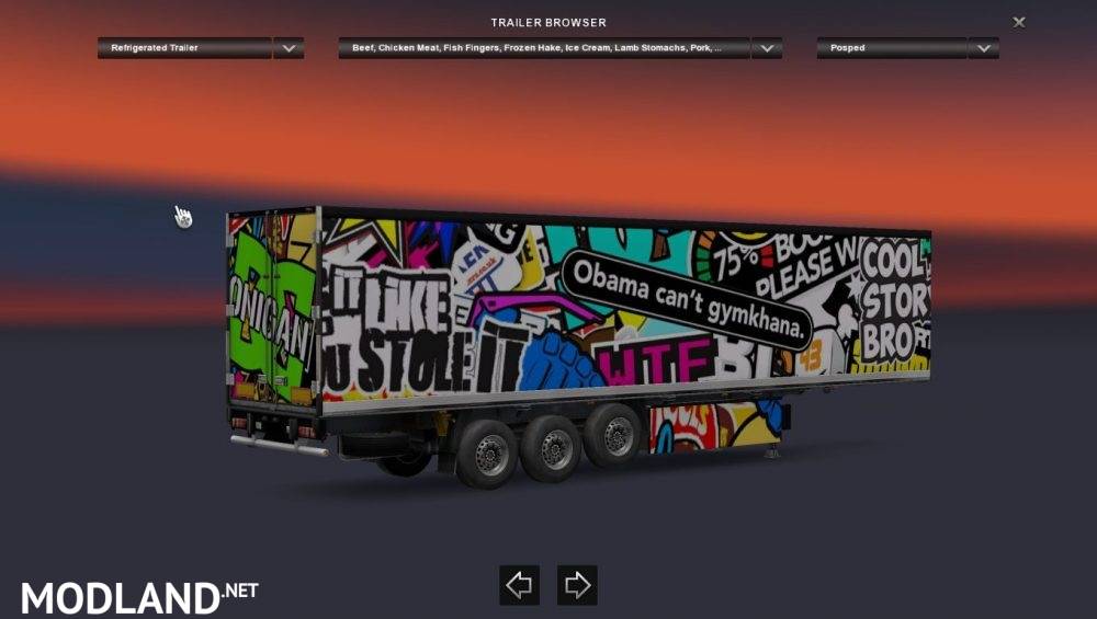 Stickerbomb Trailer
