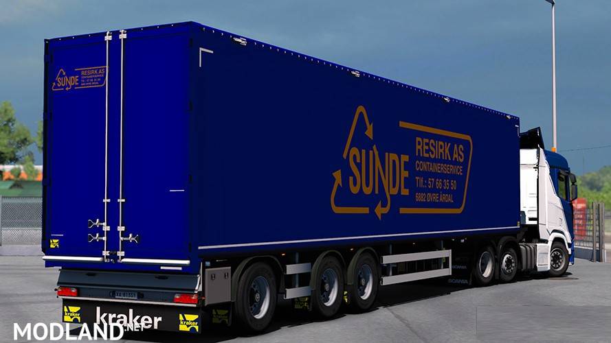 Sunde Resirk AS Skin for Kraker Walkingfloor by Kast