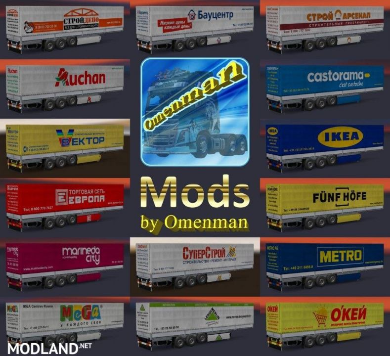 Trailer Pack by Omenman v 1.18.00 (Rus + Eng versions)