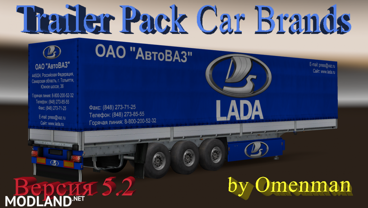 Trailer Pack Car Brands 5.2