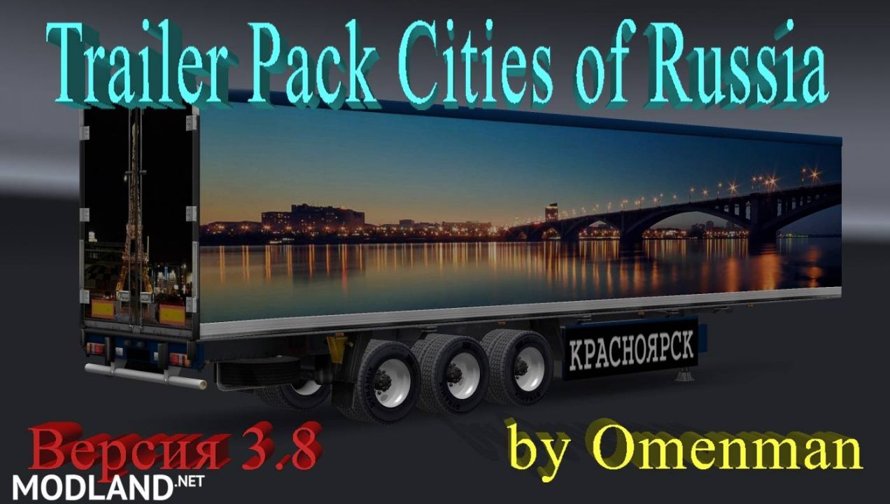 Trailer Pack Cities of Russia 3.8 (for version 1.24)