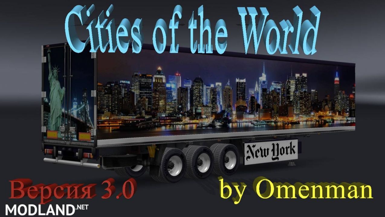 Trailer Pack Cities of the World 3.0 (for version 1.24)