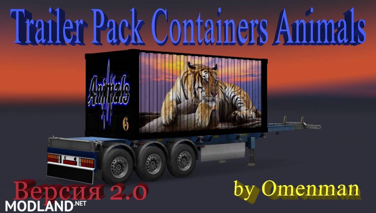 Trailer Pack Containers Animals 2.0 (for version 1.24)