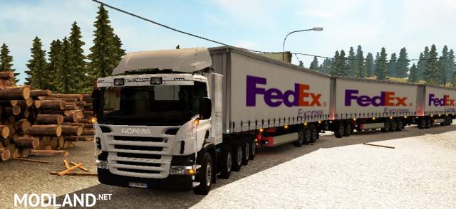 Triple and Quad Trailer ETS2 by BRANTAS