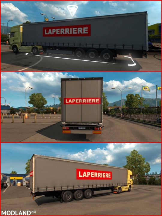 Trailer la Perriere Red For Ets2