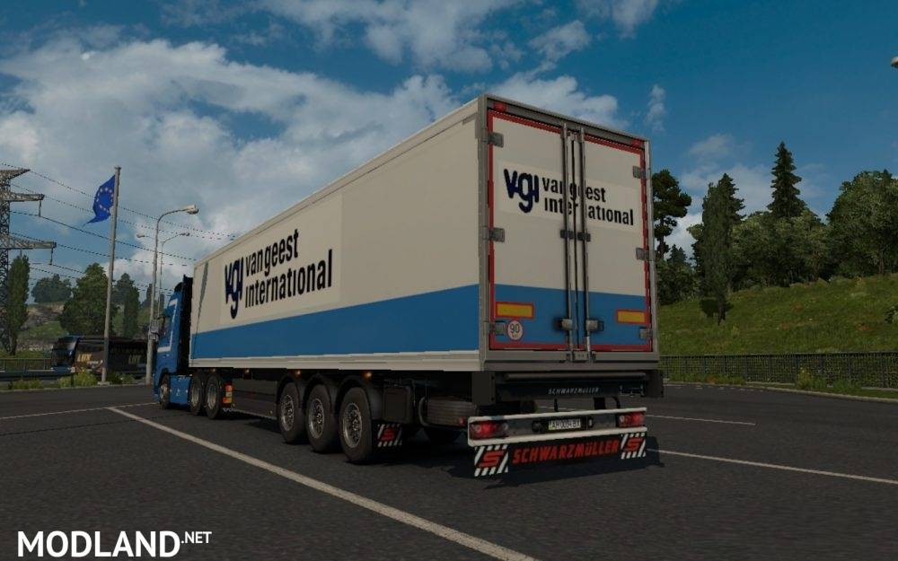 Schwarzmuller Van Geest International Reefer Trailer