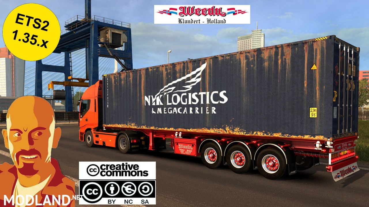WEEDA D-TEC CONTAINER TRAILER OWNABLE 1.35.x