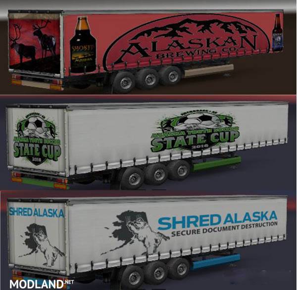 Alaska Curtainside Trailers