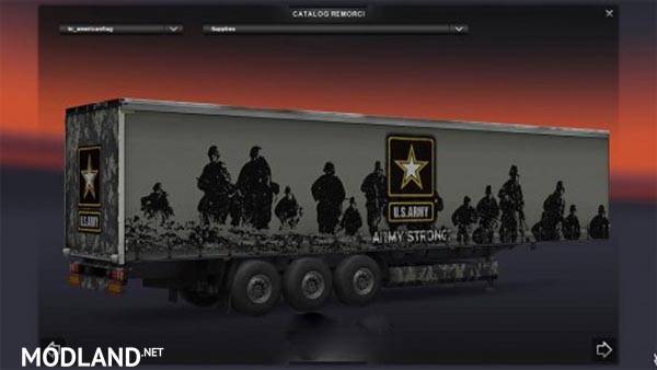 American Army trailer