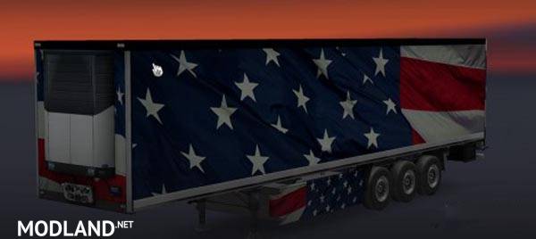 American Flag Trailer
