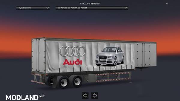 Audi Curtain Trailer
