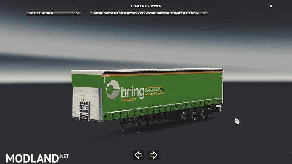 Bring Trailer Skin for Schmitz Cargobull S.CS Universa