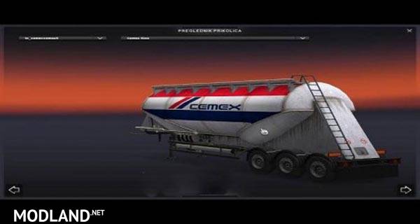 CEMEX Cement Semitrailer