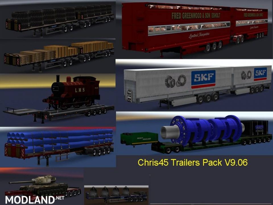 Chris45 Trailers Pack v 9.07 for 1.28
