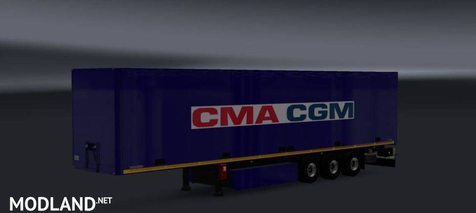 CMA CGM Trailer Blue