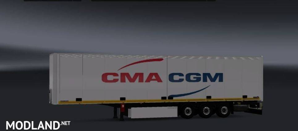 CMA CGM White Trailer