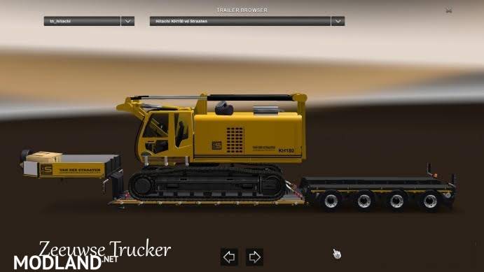 Trailer with crawler crane 1.27