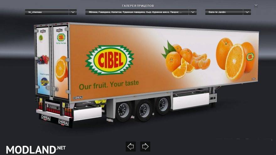 Pak trailers “Chereau Custom”