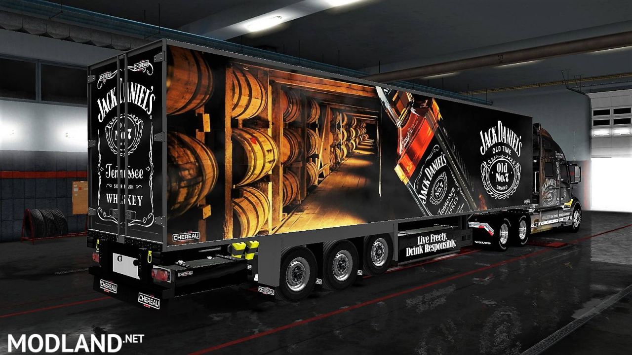 Trailer Chereau Jack Daniels (ownable)