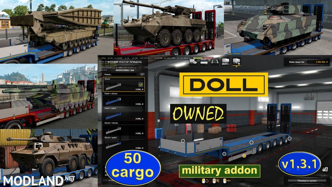 Military Addon for Ownable Trailer Doll Panther